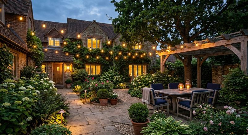 Courtyard Light Installation in Kansas City, KS